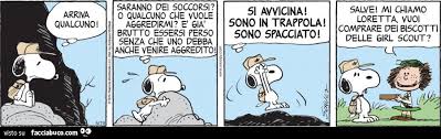 Vent'anni di storia d'amore rendono una donna come una rovina; Vignette Di Snoopy Divertenti