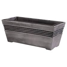 The former is a durable pot you can use year after year, while the latter is perfect for cost conscious pot ups or selling. Milano Trough Planter 58cm Garden B M