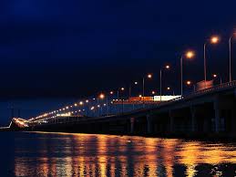 The bridge connects perai on the mainland side of the state with gelugor on the island, crossing the penang strait. Penang Bridge In Butterworth Malaysia Sygic Travel