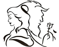 Beauty And The Beast Black Decal Vinyl Sticker Cars Trucks Vans Walls Laptop Black 5 5 X 5 In Lli524 Buy Online In Guatemala At Desertcart 47235842
