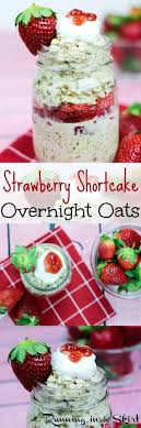 Healthy Strawberry Shortcake Overnight Oats Recipe Easy Simple Breakfast To Make Overnight Oats Recipe Healthy Overnight Oats Recipe Easy Healthy Strawberry