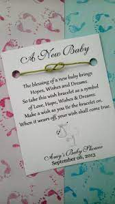 Baby Shower Wish Bracelet Shower Favor Favors Personalized That Wedding Boutique Online Store Baby Shower Wishes Bridal Shower Wishes Wishing Well Poems