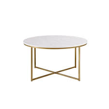 Coffee table is the piece for you. Ember Interiors Daisy Faux Marble And Gold Round Coffee Table Marble Gold Walmart Com Walmart Com