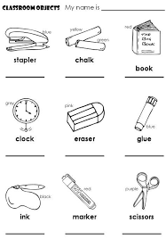 English Lessons Children Lesson 2 Classroom Objects English Lessons For Kids English Lessons English Worksheets For Kids