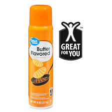 Great Value Butter Cooking Spray 8 Ounces Walmart Com Walmart Com