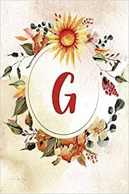 1920x1200 hd wallpaper the fiery english alphabet picture g. Notebook 6 X9 Letter G Orange Green Floral Design Letter Initial G Orange Green Floral Design Notebook 6 X9 Alphabet Series Band 7 Glow Life On Amazon De Bucher