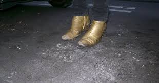 Dior Homme Gold Boots Worn By Alison Mosshart Bottes Alison Mosshart Dior