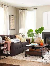 If you have a brown leather sofa in your living room, then you have a couch that can serve as a host for an array of colors. 18 Stunning Ways To Decorate With A Brown Sofa Brown Sofa Living Room Brown Couch Living Room Living Room Colors