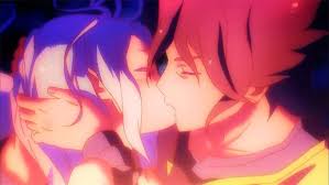 Sora Y Shiro Beso Wallpaper De Anime Besos Fondo De Anime