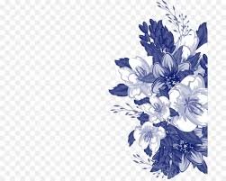 Black white roses free vector. Wedding Invitation Floral Design Blue Flower Vector Blue Flowers Wedding Invitations Png Free Transparent Image