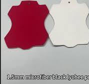 Micooson Custom Thickness 1.8mm Microfiber Pu Synthetic Leather Fabric for  Shoes