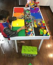 Design Patent Pending Building Bricks Table Kids Building Blocks Table Kids Large Lego Table Train Table Lego Table With Storage Lego Table With Storage Lego Table Lego For Kids