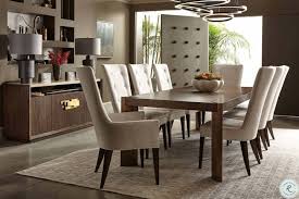 Casual round dining table in cerused grey. Profile Warm Taupe Extendable Dining Table From Bernhardt Furniture Coleman Furniture