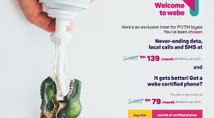Thanks to webe's #webenow campaign you can now get their unlimited everything webe mobile plan for just rm79 even if you're not a tm or p1 customer and don't have a webe certified phone. Webe Forgoes Tiered Discount Offers Everyone Unlimited Plan For Rm 79 Per Month Lowyat Net