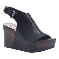 Womens Otbt Jaunt Slingback Sandal Size 65 M Black Leather