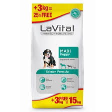 La Vital Somonlu Maxi Yavru Kopek Mamasi 12 3 Kg Bonus Paketler Kampanyali Kopek Kuru Mamalari Kopek Kuru Mamalari La Vital