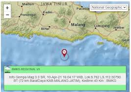 Informasinya gempa bumi terkini berkekuatan magnitudo 3.9 sr. 9 15 April 2021 Terjadi 19 Kali Gempa Di Wilayah Pgr Vii