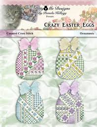 Counted cross stitch is the process of stitching little xs of thread into a picture. Counted Cross Stitch Crazy Easter Eggs Ornaments Counted Magcloud