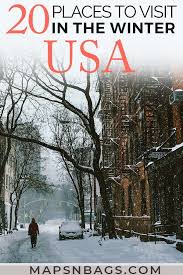 20 Winter Destinations In The Usa In 2020 Winter Vacation Spots Best Winter Vacations Winter Vacation Usa