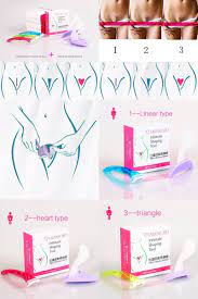 Visit To Buy Lady Travel Private Parts Hair Remover Triangle Depilator Women Shaver Bikini Epilator Hair Removal Tool Heart Type Bikini Shaving Hair Removal