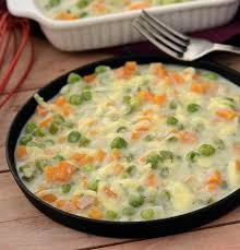 Baked Vegetables In Low Calorie White Sauce Recipe Hungryforever Food Blog Recipe White Sauce Recipes Low Calorie Vegetables Baked Vegetables