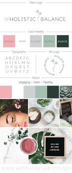 Brand Identity Mood Board And Logo Design For A Holistic Health Practitioner Natural Health Flower Logo Design Colorful Logo Design Logo Branding Identity