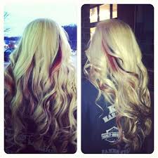 Black Blonde And Red Hair Highlights 