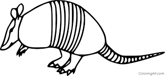 Find free printable armadillo coloring pages for coloring activities. Very Simple Armadillo Coloring Page Coloringall