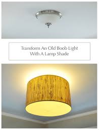 Making A Ceiling Light With A Diffuser From A Lamp Shade Young House Love