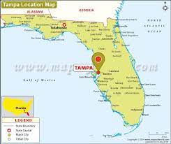 Where Is Tampa Located In Florida Usa