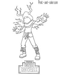 Fortnite Coloring Pages Cartoon Drawings Character Drawing