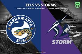 Parramatta eels — melbourne storm. Aek8gwxmopojxm