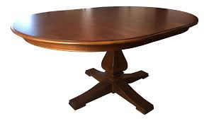 It unifies our home as you walk through the house. New Ethan Allen Camden Round Dining Table With Leaf Chairish