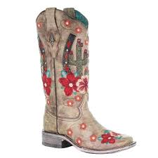 They are made of good leather but i had to return because they were to wide on my foot but look to last a long time. Corral Tan Cactus Horseshoe Floral Embroidered Women S Boots