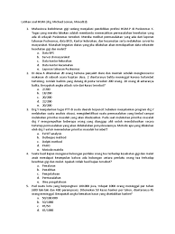 *padahal yg nulis baru mau semester 6 :d ini aku sekedar share soal ukmp2dg yg dulu dikenal sbg ukdgi. Soal Cbt Ukdgi Masnurul