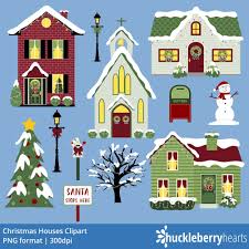 Christmas Houses Clipart Christmas Clipart Christmas Home Christmas Village