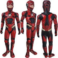 Kid Flash Cosplay Costume Flash Costume Kids Deadpool Costume Superhero