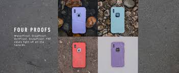 Original lifeproof next series screenless case for apple iphone xr clear black. Amazon Com Lifeproof Fre Series Waterproof Case For Iphone Xr Retail Packaging Asphalt Black Dark Grey