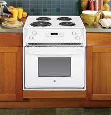 This will help you to invest in an induction cooktop and ensure that the installation of induction over a wall oven takes place smoothly. Ge Jm250dfww 27 Inch Drop In Electric Range With 4 Coil Elements 3 0 Cu Ft Oven Capacity Self Clean Chrome Drip Bowls Sensi Temp Technology Electronic Clock Timer Ul Certified Star K Certified And Ada Compliant White
