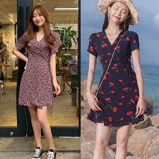 Kaftan dress tutorial _ favecrafts.com. Gaun Wanita Model High Waist Lengan Pendek Dengan Kerah V Neck Dan Motif Floral Bergaya Bohemian Shopee Indonesia