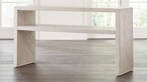 Dunewood Whitewashed Console Table Reviews Crate And Barrel In 2020 Console Table Wood Console Table Whitewash Coffee Table