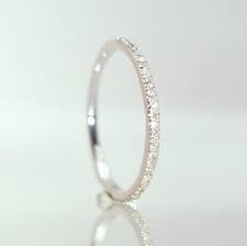 Handmade Half Eternity Wedding Band Diamonds Wedding Band Etsy In 2021 Diamond Wedding Bands Unique Engagement Rings Engagement Rings Sapphire