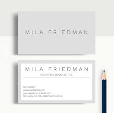Mila Friedman Google Docs Professional Business Cards Pertaining To Business Card In 2020 Professional Business Cards Printable Business Cards Modern Business Cards