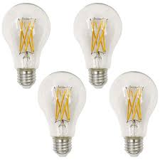 150w Equivalent Clear 15w Led Dimmable Standard A23 4 Pack 82p10 Lamps Plus