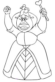 Dinah may not be as animated as disney's queen of hearts, but she is one sassy young lady with endless potential. Queen Of Hearts Coloring Page Novocom Top