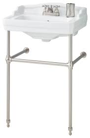 There are 49 single sink console for sale on etsy, and they cost 1 932,87 $ on average. Cheviot Products Essex Console Sink Contemporary Bathroom Sinks By Cheviot Products Houzz