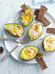 Baked Avocado With Smoked Salmon Egg Recipe Healthy Brunch Baked Avocado Avocado Recipes