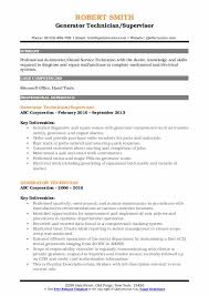 Looking for a dynamic automobile mechanic? Generator Mechanic Cv April 2021