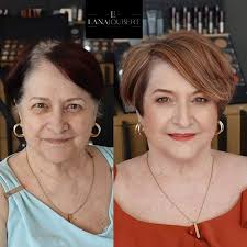 Wow, the make up artist really did wonders, she is even looking younger😩♥️