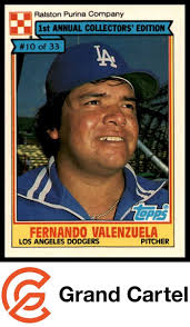 1984 Topps Ralston Purina #10 Fernando Valenzuela